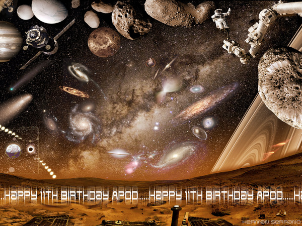 11 years old today - Happy Birthday APOD