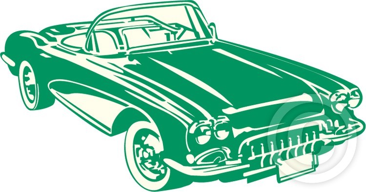 green car