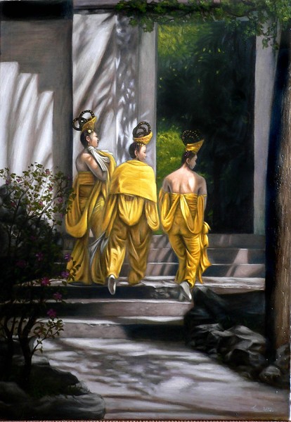 Chinese dancers