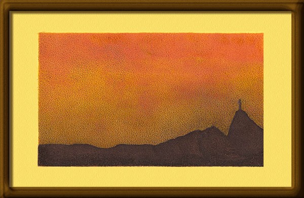 Cristo Redentor visto de lado