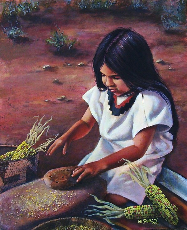 Grinding Corn