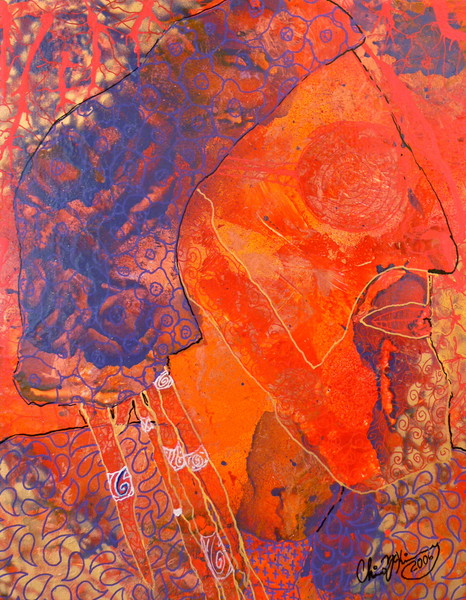 Abstract self portrait