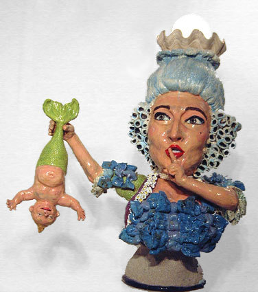 Lady Donna Bow Bonna with Baby Mer 