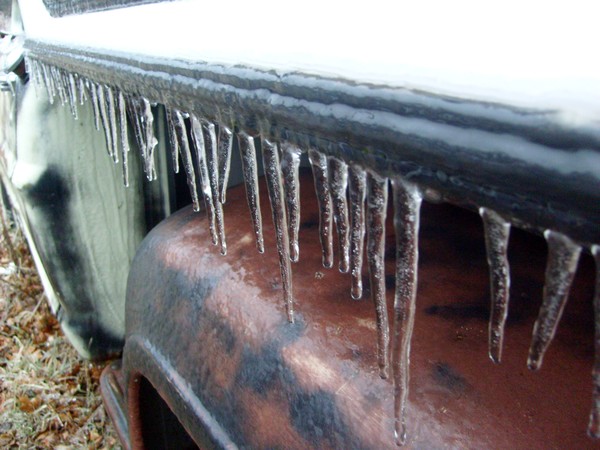 Ice on Tuesday Morning