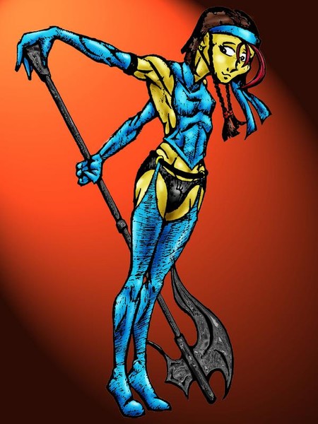 Halberd Girl