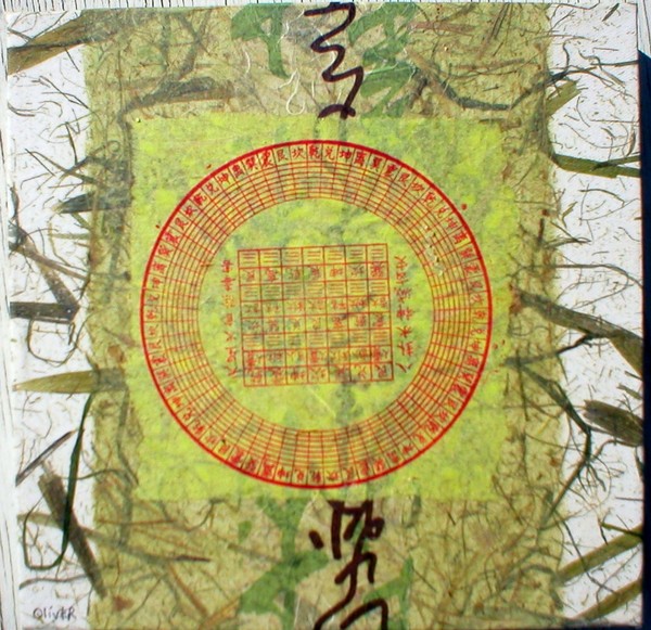 buddhist calender collage