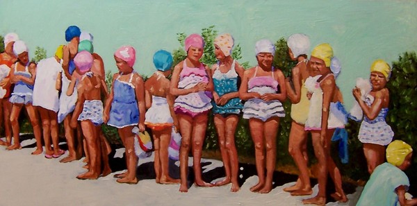 swim class, 1959.The whole class!