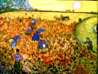 HARVEST OF THE RED VINEYARD  BY GATO