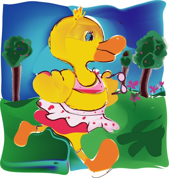 going to swim