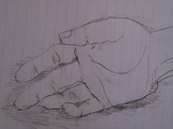 resting hand