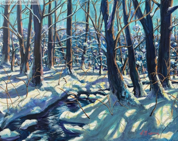 “Snowy Stream”