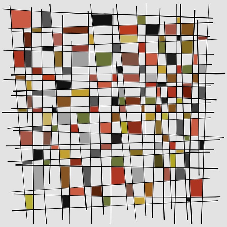 Modern Abstract Grid