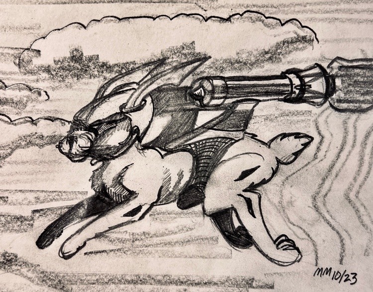 Rabbit on a Rocket