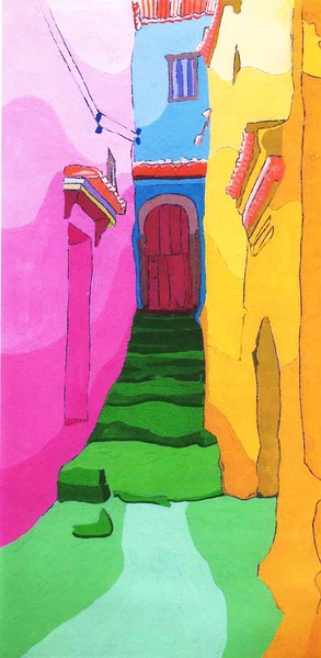 Santorine Gouache 2