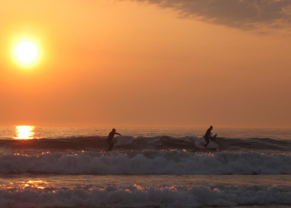 Two Up At Sunrise