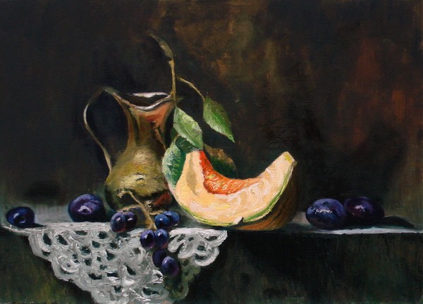 Still Life with melon