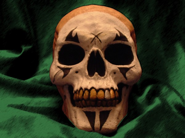 painted skull