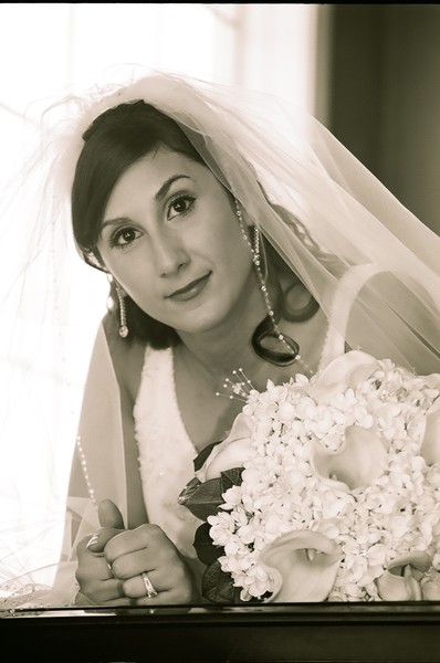 close up bride