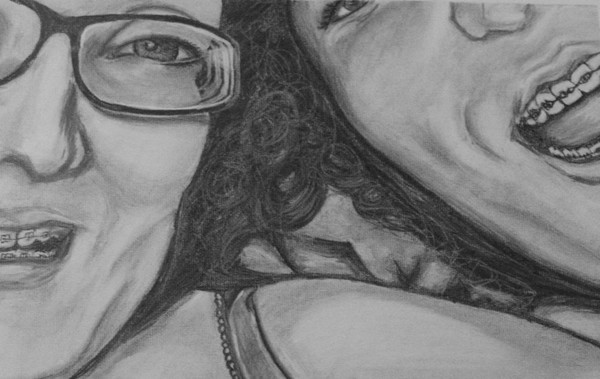Laying in Bed, Being Silly for Camera