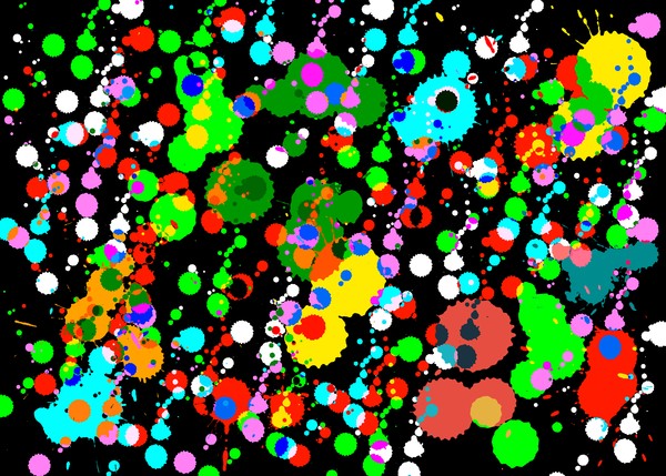 spots on black
