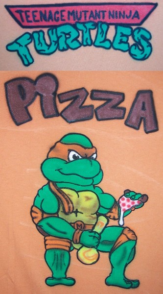 TMNT Ninja Turtles Michealangelo Pizza