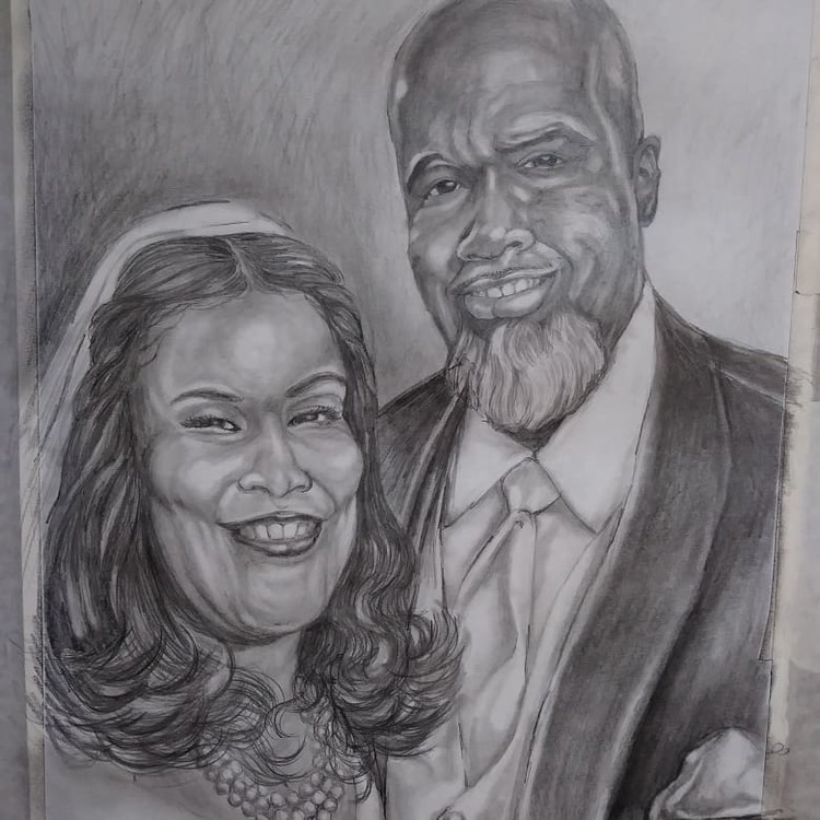 GRAPHITE Portrait Study for commission