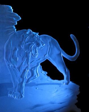 Puma in Glass