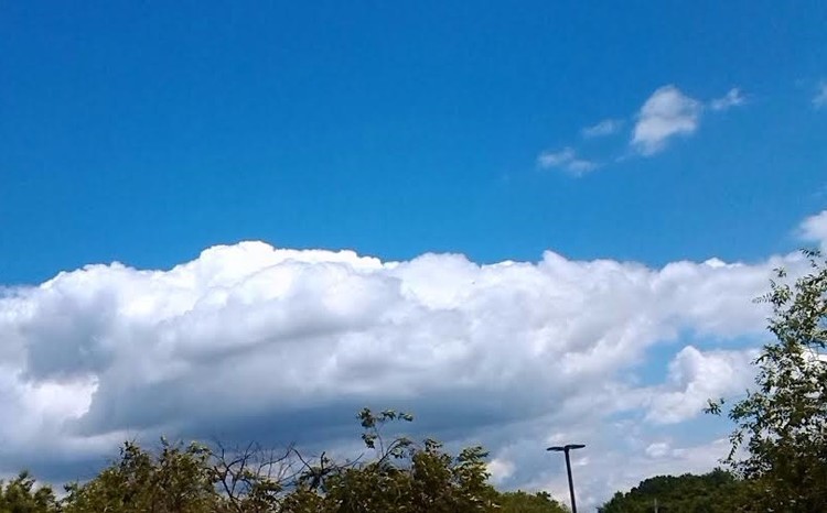 fluffy clouds