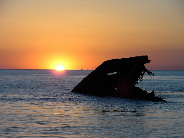 Sunset on the USS Atlantus II