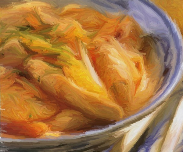 stir fry oranges and chicken