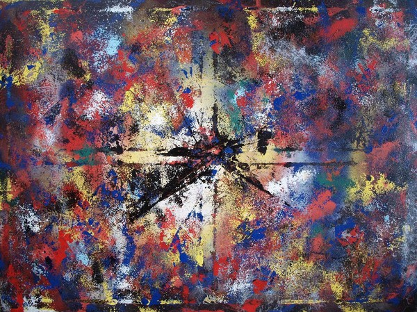 Abstrakt sprayart 24