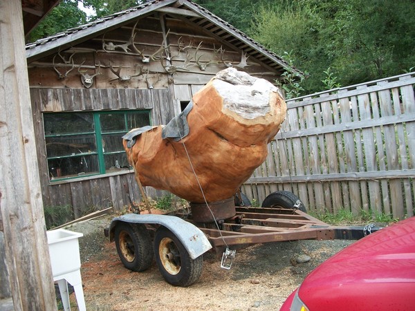 the big cedar burl tub