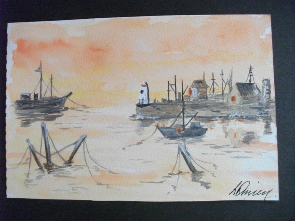 harbour sunset
