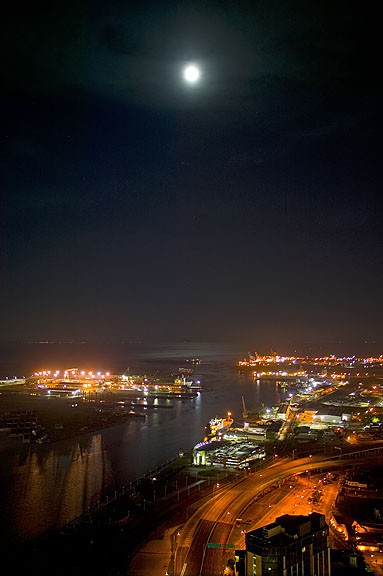 Mobile Docks at Night