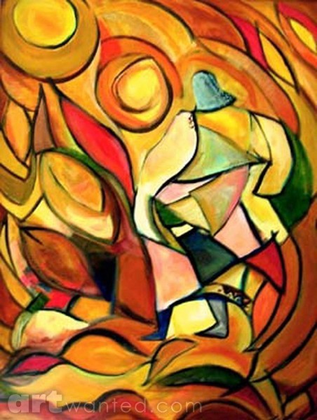 The woman and the Sun