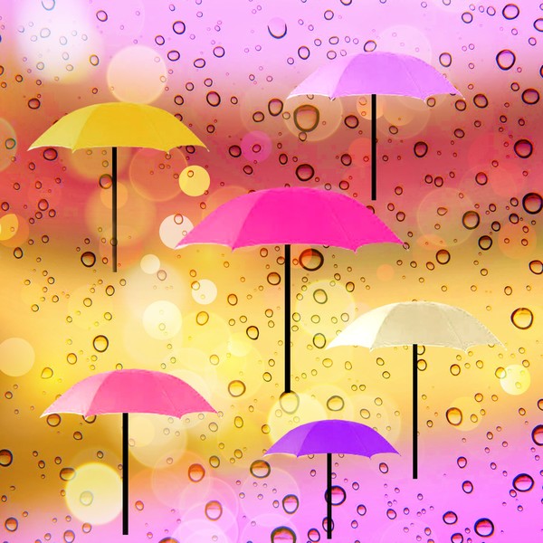 Raindrops & Umbrellas