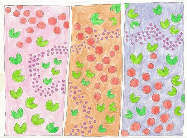 Summer leaves and fruit 4
