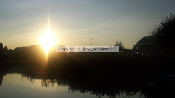 Sunset on the Canal