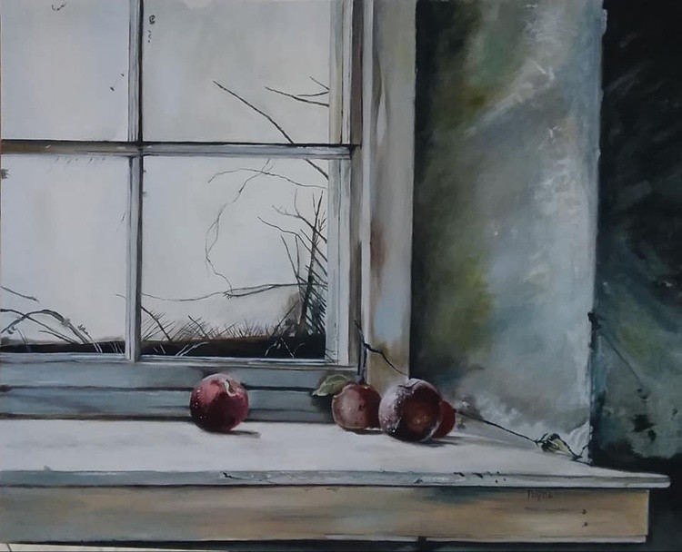 Window with Apples