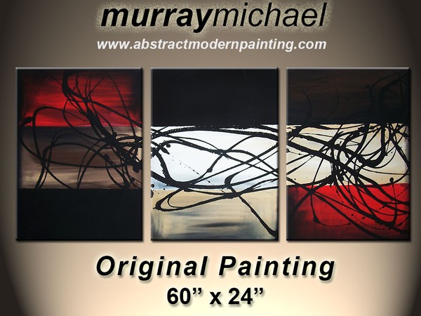 abstract painting lines