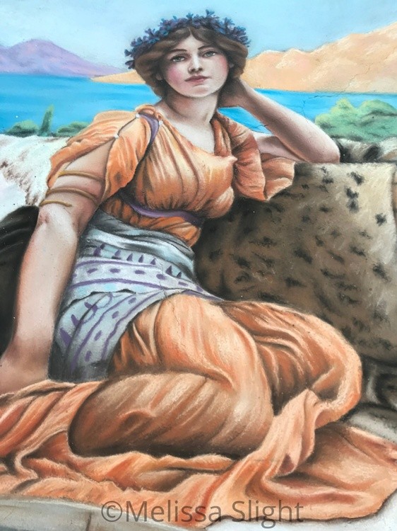 With Violets Wreathed and Robe of Saffrom Hue