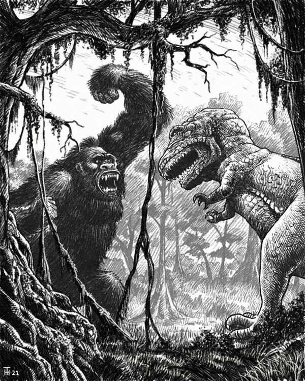 King Kong vs T-Rex