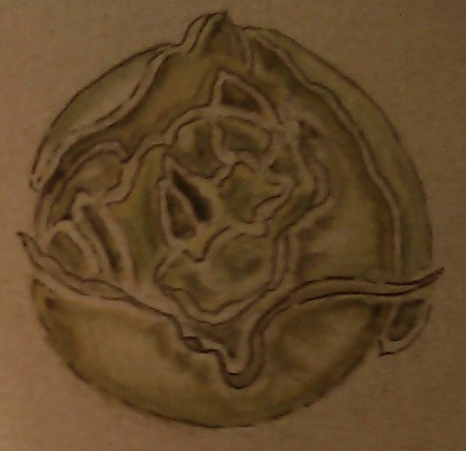 Bud Detail Watercolor