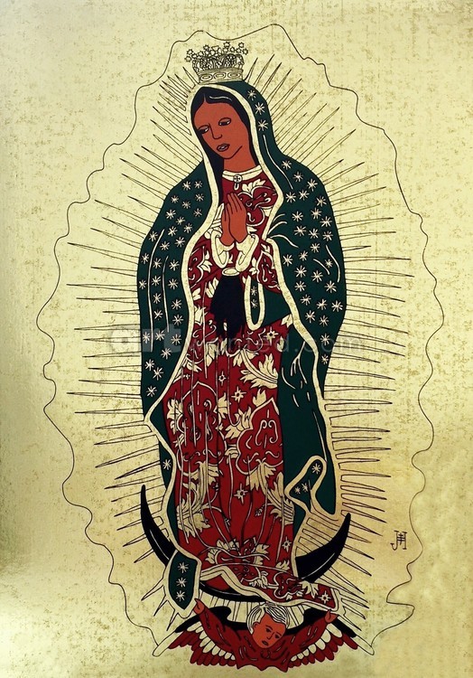 The virgin Mary of Guadalupe