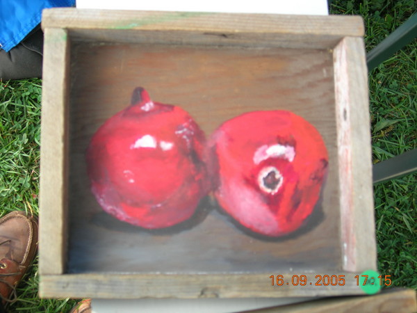 Pomagranets in a Box - Sold Sept 17th 2005