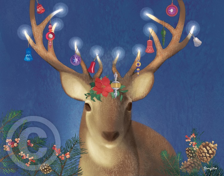 Festive Deer