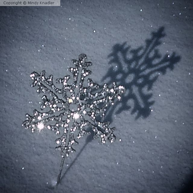 snowflake  shadow snow
