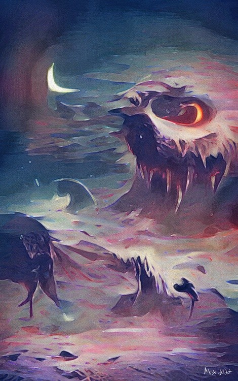 Monster on the moon 
