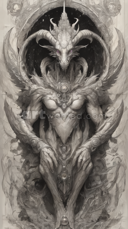 A fantasy book cover design sample on my write-up. 