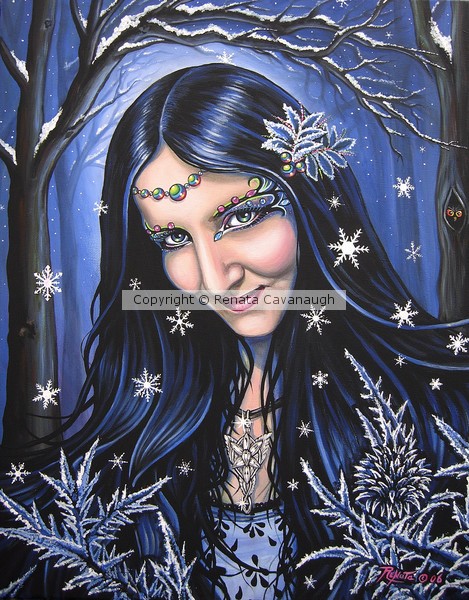 Magic in the winter night